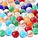 FUTUREPLUSX 150PCS Glass Marbles Bulk 58inch Colorful Marbles for Running Game Board Table Game Gift for Families Children and Friends - Image 2