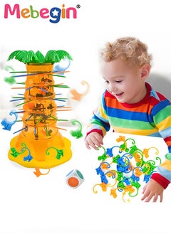 MEBEGIN Falling Monkeys Game, Parent-Child Interactive Tabletop Game, Puzzle Game for 2-4 Players, Creative Family Game, Fun Game for Party Time and Family Activities, Ideal Gift for Kids Aged 5+  - Image 3