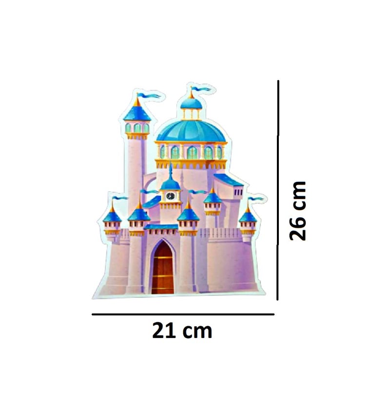 FI - FLICK IN 70 pcs Theme Birthday Party Decorations Princess Figure Cutouts Props Cake Topper 1st Birthday Princess Decoration for Girls (Pack of 70, Multicolor) - Image 5