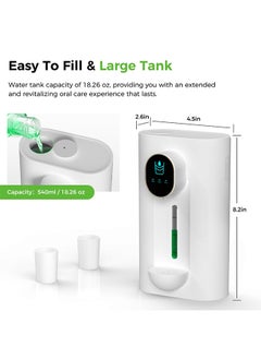 Hihonor Induction Mouthwash,540ml Large Capacity,USB Charging Design,3-Speed Flexible Adjustment,Long Life,Suitable for Wall/Desktop(White)  - Image 5