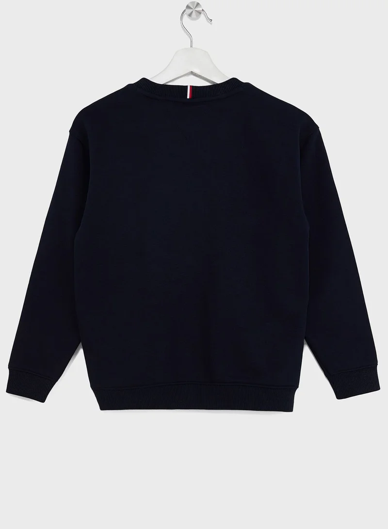 TOMMY HILFIGER Youth Essential Sweatshirt & Sweatpants Set
