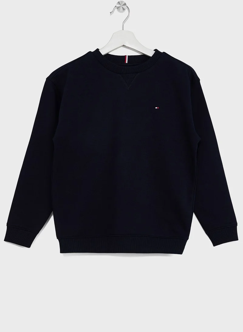 TOMMY HILFIGER Youth Essential Sweatshirt & Sweatpants Set