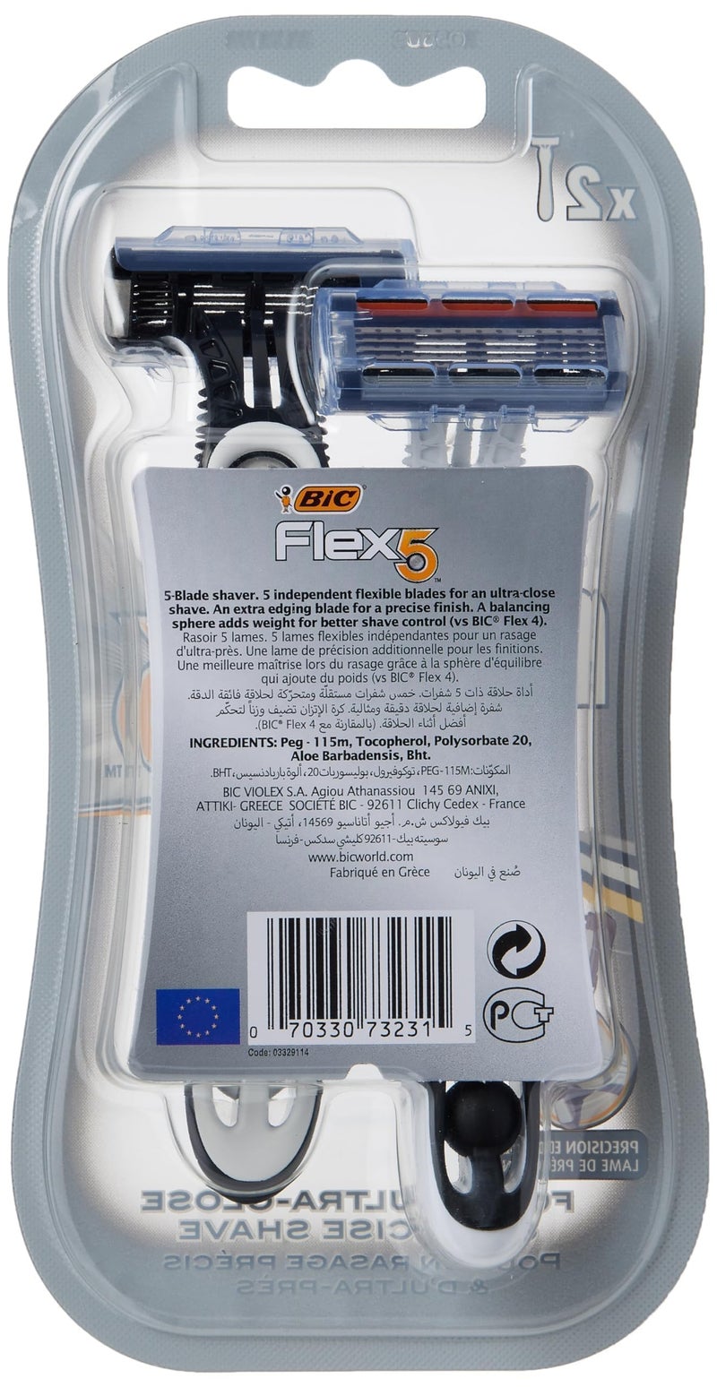BiC Flex 5 Blades - 2 CT - Image 2