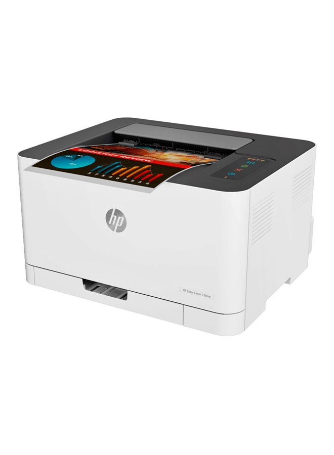 HP طابعة ليزر ملونة 150NW طراز [4ZB95A] أبيض - Image 2