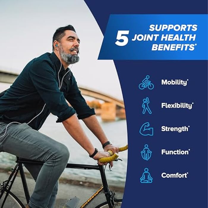 Osteo Bi-Flex Triple Strength Glucosamine Chondroitin Supplement with Vitamin D, Improve Joint Function, Support Bone Health, 80 Coated Tablets - Image 5