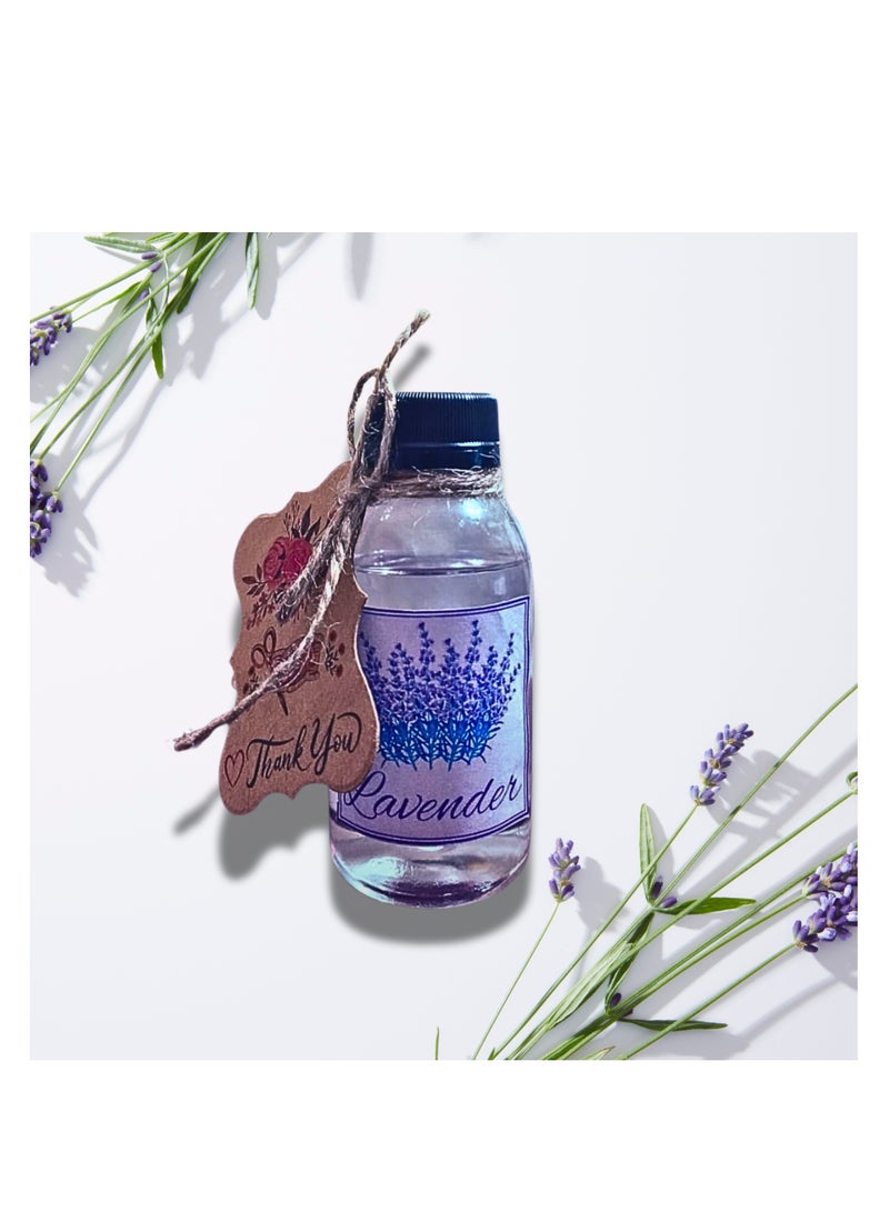 عطر لافندر مركز 100 مل زجاجه لاعاده الملئ (Refill) لكل الفواحات - رائحة فواحة تدوم للمنزل والسيارة  - Image 4