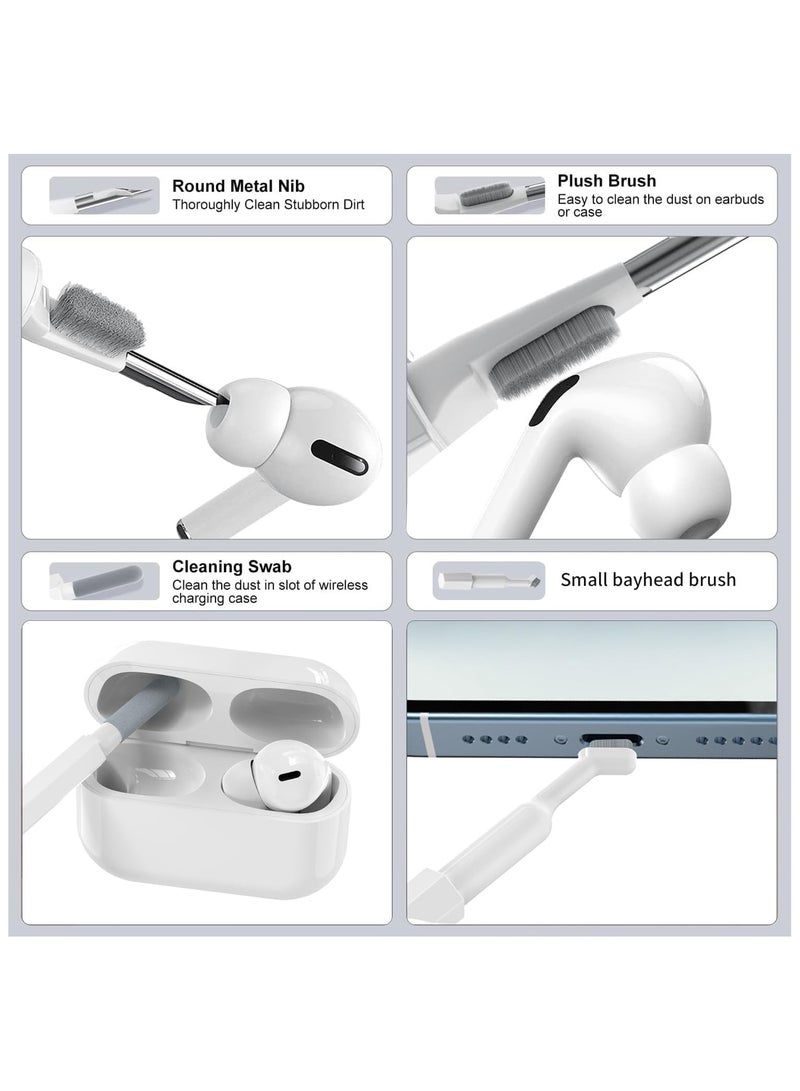20 in 1 Cleaner Kit for Laptop Screen Keyboard iPhone Airpods Multi-Tool Electronic Cleaning Kit with Blower & Screens Cleaners Spray Portable Storage Design - Image 4