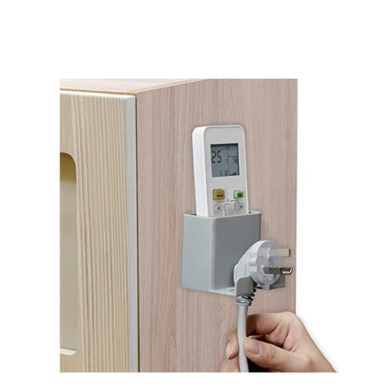 SOLARAE Bed Side Shelf, Multipurpose Storage Box, Wall Mount Phone Holders Adhesive Wall Phone Storage Box Wall Mounted Phone Holder Wall Smartphone Stand for Home Bedroom Bathroom Kitchen Office - Image 2