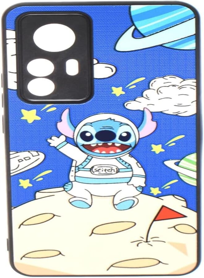 Boter. Plastic 3D Shockproof Back Case Designed With Raised Edge To Protect Camera lens Cartoon Character Printed Suitable For Xiaomi 12T Pro - Multi Color