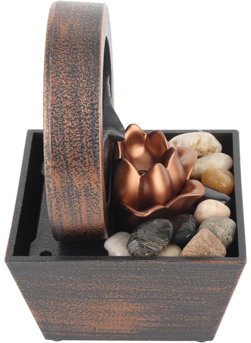 Home water fountain, calming decor – Office fountain for relaxation with the sound of natural water – Decorative fountain for home and office – Improves mood and reduces stress – A luxurious gift - Image 4