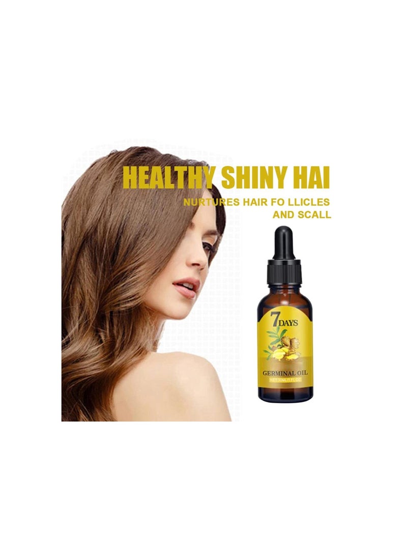 Generic - Ginger Hair Growth Serum for Scalp Massage, Hair Follicle Treatment, Hair Care - Germinal Essence Conditioner for Regrowth & Loss Treatment (1 oz) - Image 1