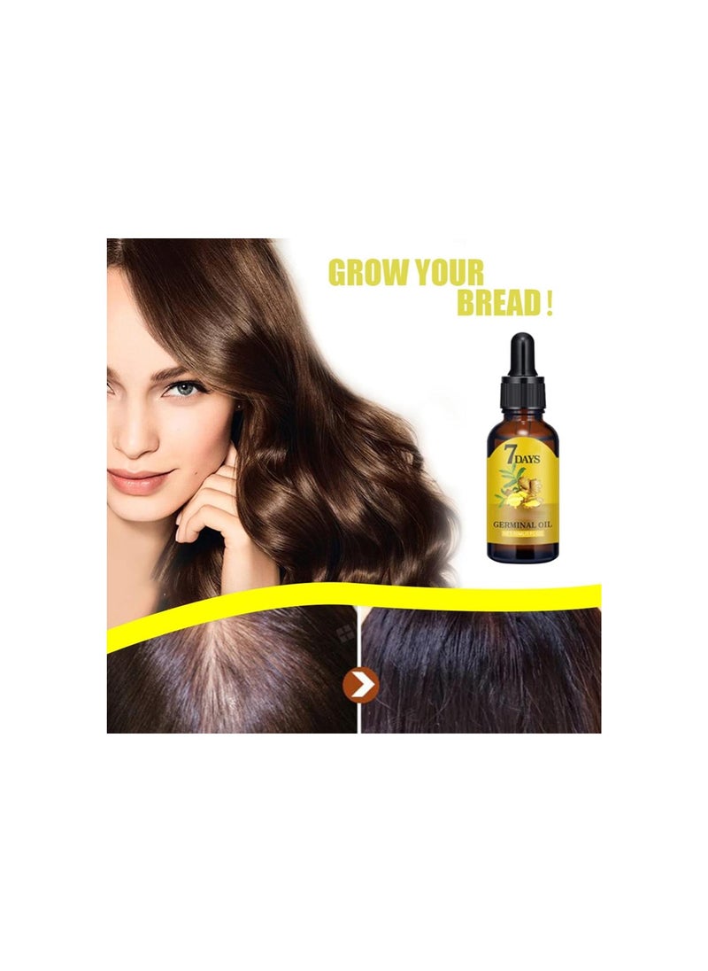 Generic - Ginger Hair Growth Serum for Scalp Massage, Hair Follicle Treatment, Hair Care - Germinal Essence Conditioner for Regrowth & Loss Treatment (1 oz) - Image 1