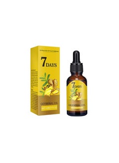 Ginger Hair Growth Serum for Scalp Massage, Hair Follicle Treatment, Hair Care - Germinal Essence Conditioner for Regrowth & Loss Treatment (1 oz)