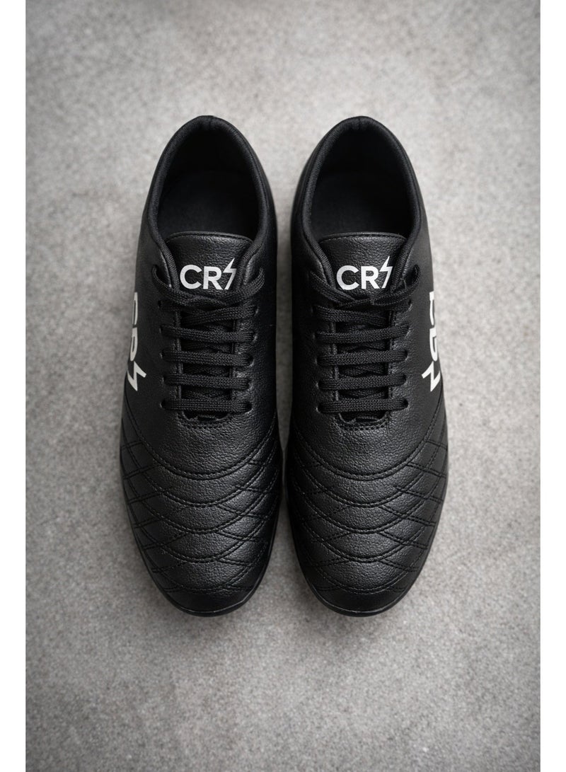 سي ار7 كوتشي رجالي CR7 أسود كاجوال رياضي خفيف ومريح للاستخدام اليومي - Image 3