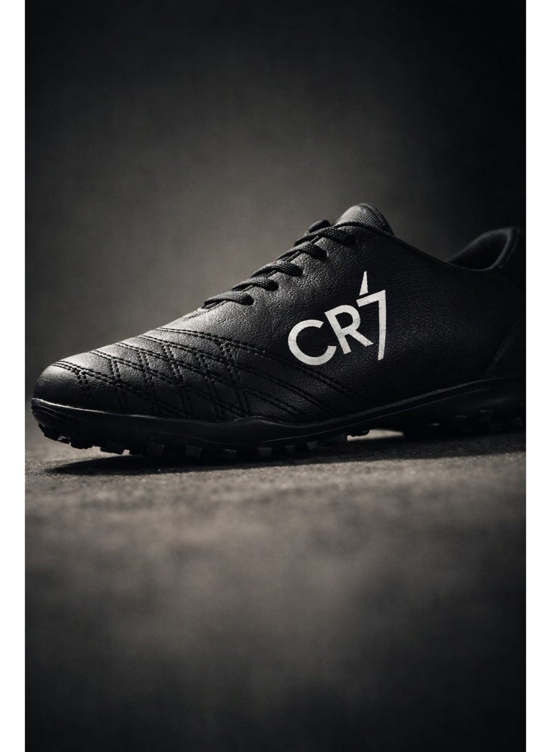 سي ار7 كوتشي رجالي CR7 أسود كاجوال رياضي خفيف ومريح للاستخدام اليومي - Image 4