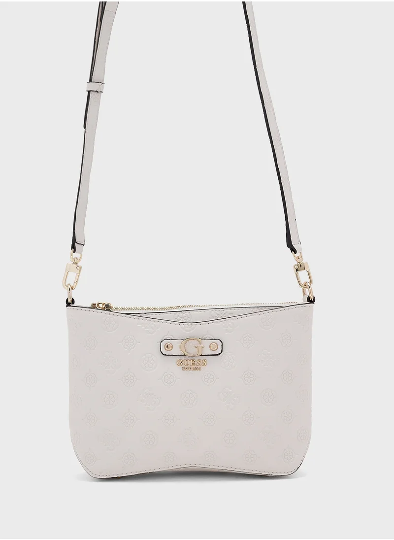 جس Gerty Top Zip Crossbody