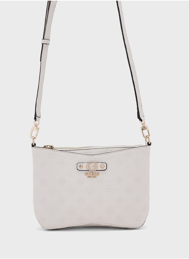 GUESS Gerty Top Zip Crossbody  - Image 1