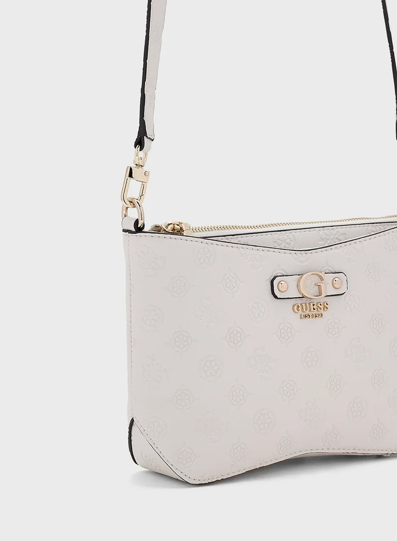 GUESS Gerty Top Zip Crossbody
