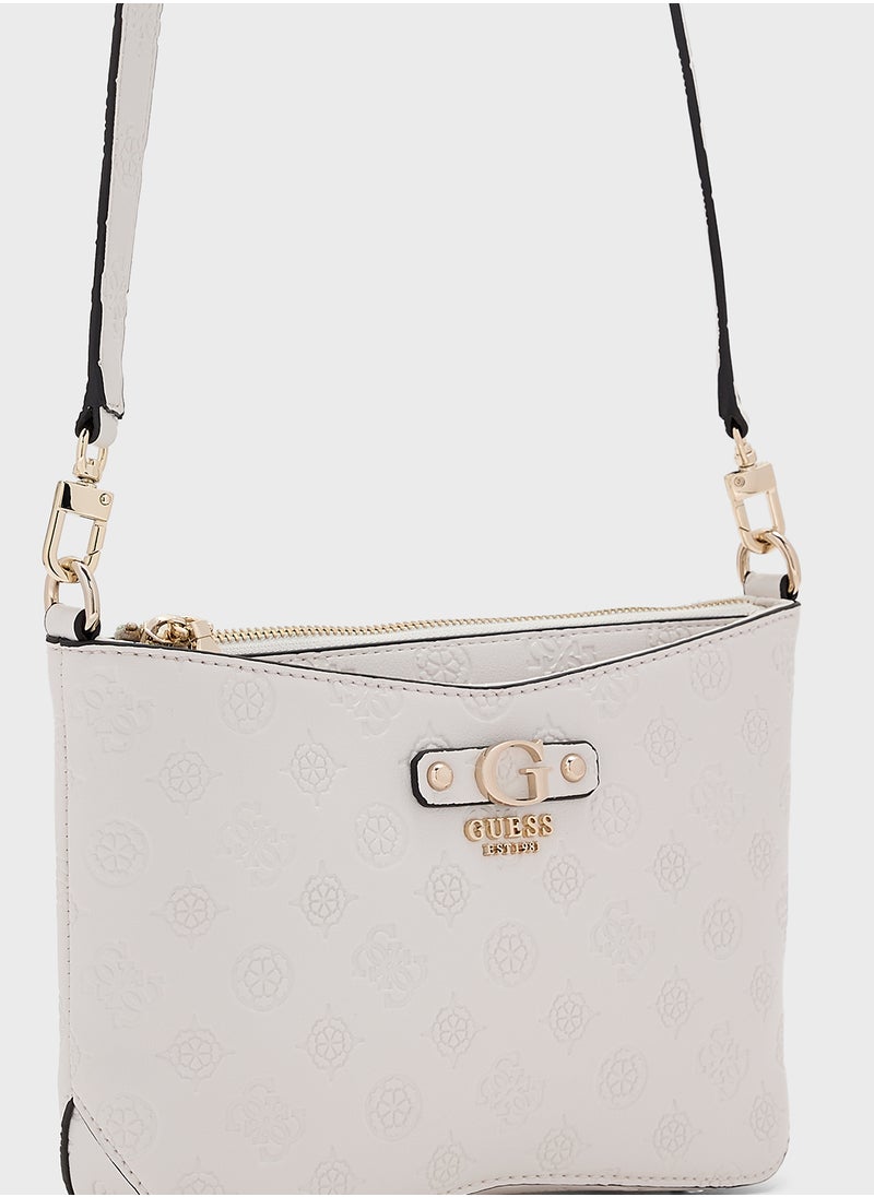 GUESS Gerty Top Zip Crossbody  - Image 4