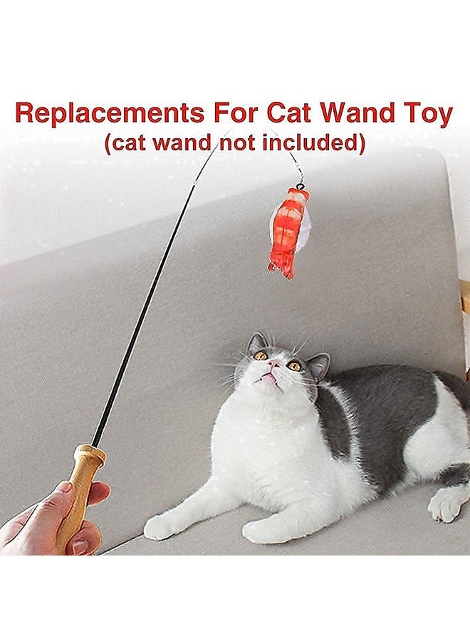 REKOBON Catnip Toys, 8 Pack Kitten Toys for Indoor Cats, Bite Resistant Cat Chew Toy with Sushi Roll, Boredom Relief Fluffy Kitty Teeth Cleaning Chewing, Interactive Plush Gift - Image 3