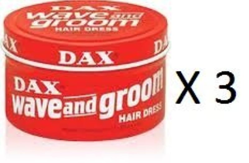 DAX DAX Wave and Groom Hair Dress, 3.5 Ounce (Pack of 3)