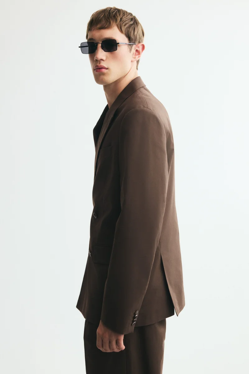 H&M  Relaxed Fit Double-breasted blazer for Men | Best Price UAE