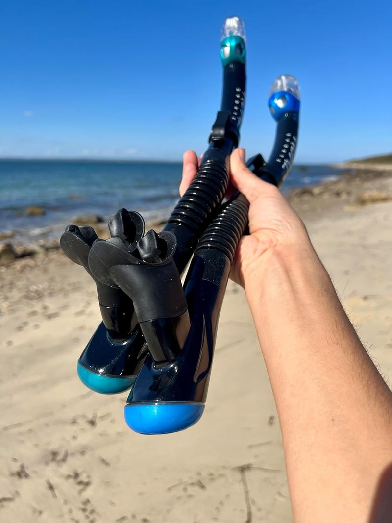 Pro Shot Tidal Dry Snorkel, Lightweight, Easy Breathing, for Snorkelling, Scuba Diving, and Swimming, Comfortable Mouthpiece with Dry Technology - Image 5
