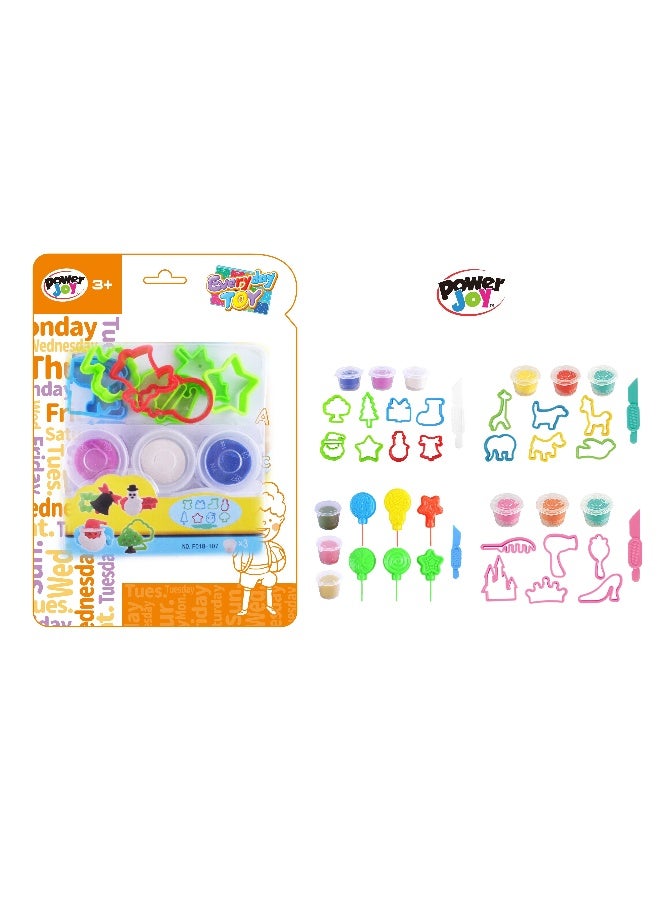 Power Joy Everyday Toy Play-Doh Set, Assorted 1 Piece (Style & Color May Vary) Each Sold Separately - Image 1