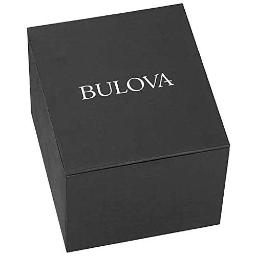 Bulova Mens Classic Aerojet Stainless Steel 6Hand Chronograph Watch with Black Leather Strap 41mm Style 96B262 - Image 3