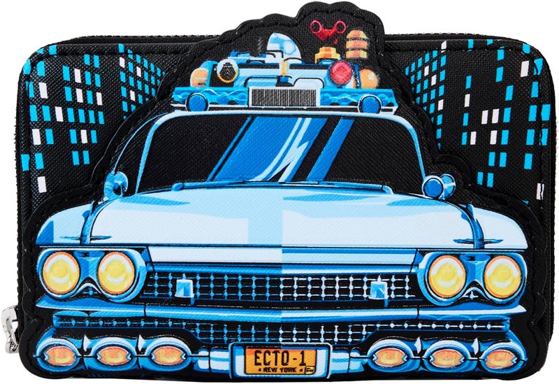 Loungefly Ghostbusters Ecto One Zip Around Wallet - Image 1