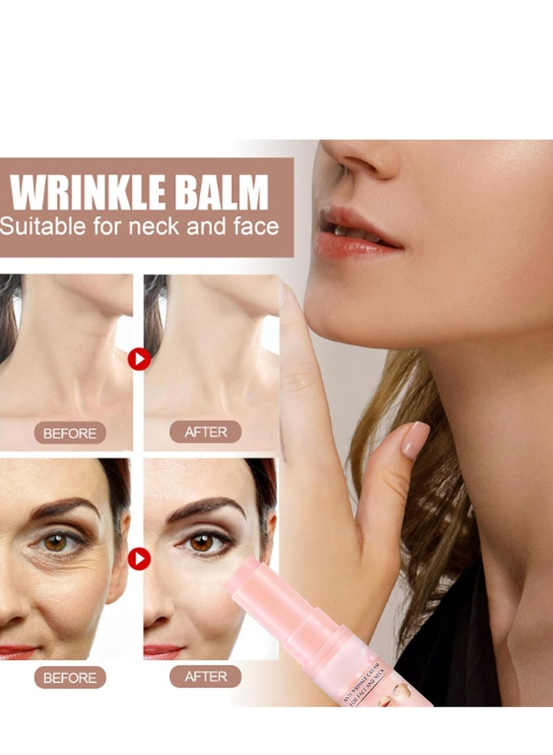 إيلهو بلسم مرطب للوجه مضاد للتجاعيد ، بلسم متعدد فوري لتعزيز الكولاجين ، ينعم الخطوط الدقيقة ويقلل من تجاعيد العين والوجه ، تركيبة فعالة مضادة للشيخوخة لجميع أنواع البشرة 1 قطعة - Image 3