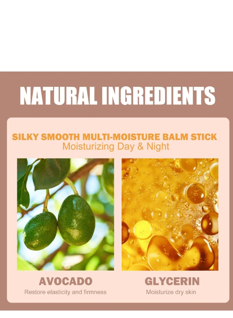 إيلهو بلسم مرطب للوجه مضاد للتجاعيد ، بلسم متعدد فوري لتعزيز الكولاجين ، ينعم الخطوط الدقيقة ويقلل من تجاعيد العين والوجه ، تركيبة فعالة مضادة للشيخوخة لجميع أنواع البشرة 1 قطعة - Image 5