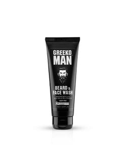Vasu Greeko Man Beard & Facewash - Enriched With Olive, Aloe Vera And Provitamin B5 - Cleanses & Hydrates Skin & Beard | Gives Smoother, Clearer And Fresh-Looking Skin & Beard - 75 Ml  - Image 1