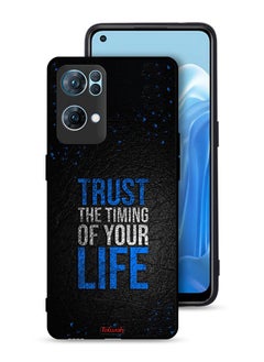 Tolwak Oppo Reno7 Pro 5G Protective Case Cover Trust The Timing Of Your Life  - Image 1