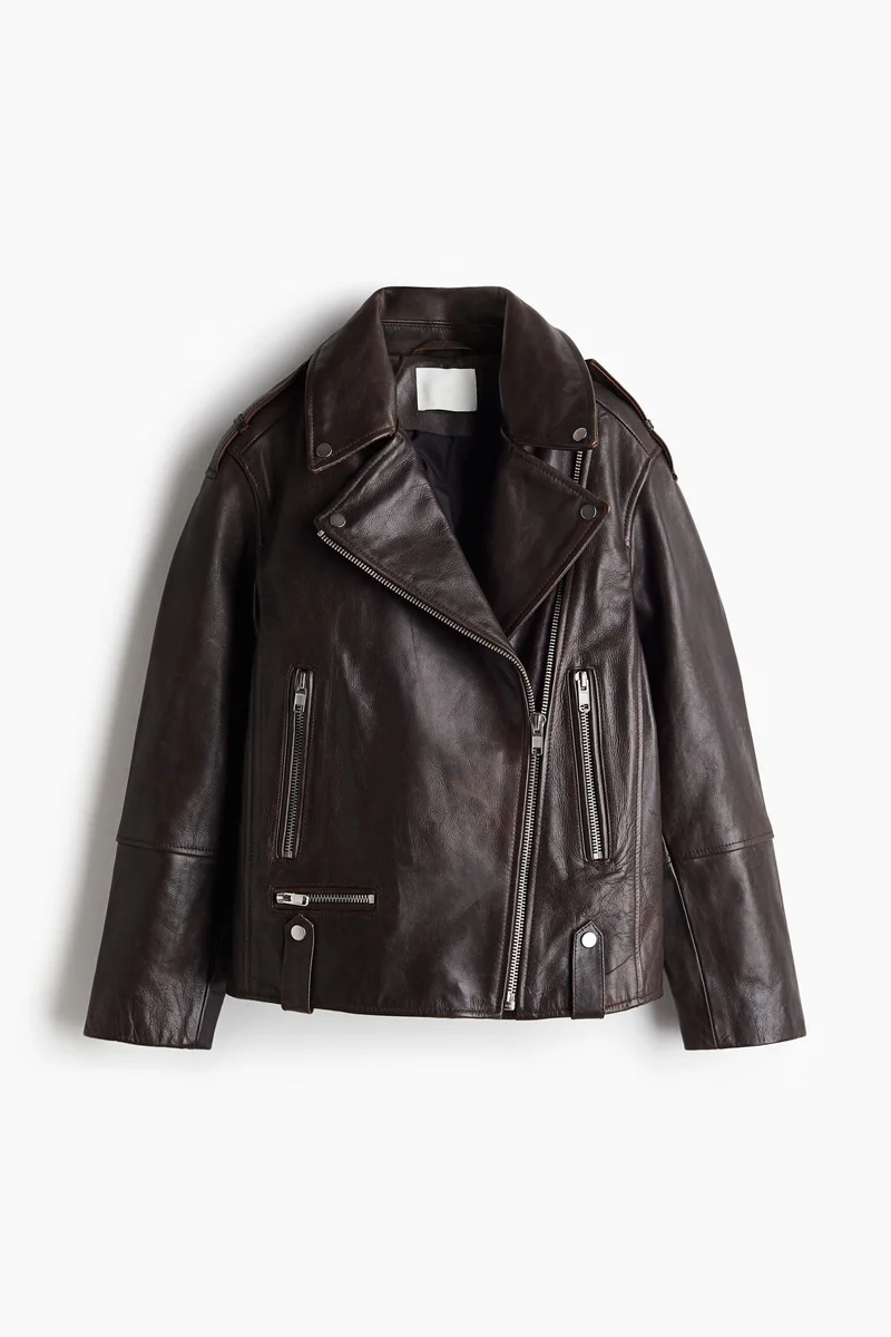 H&M Leather biker jacket