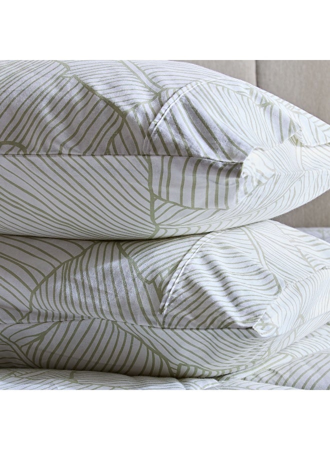 Home Box Malta-Musa 2-Piece Printed Cotton Pillow Cover Set - 50x75 cm  - Image 5