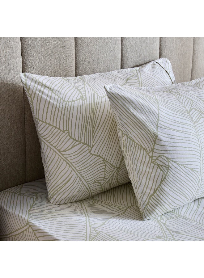 Home Box Malta-Musa 2-Piece Printed Cotton Pillow Cover Set - 50x75 cm  - Image 3
