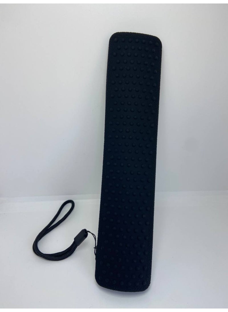 CASE Silicone Protective Remote Cover for Xiaomi XMRM-ML TV Remote Control, Anti-Slip Design, with Strap, Compatible with TV A32"/A43"/A55"/A PRO 65"Series/Q2 Models (2022-2025) (Black) - Image 3