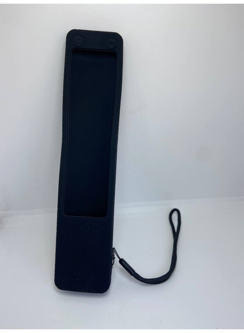CASE Silicone Protective Remote Cover for Xiaomi XMRM-ML TV Remote Control, Anti-Slip Design, with Strap, Compatible with TV A32"/A43"/A55"/A PRO 65"Series/Q2 Models (2022-2025) (Black) - Image 2