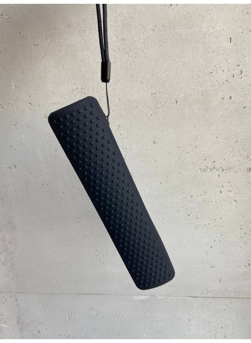 CASE Silicone Protective Remote Cover for Xiaomi XMRM-ML TV Remote Control, Anti-Slip Design, with Strap, Compatible with TV A32"/A43"/A55"/A PRO 65"Series/Q2 Models (2022-2025) (Black) - Image 5