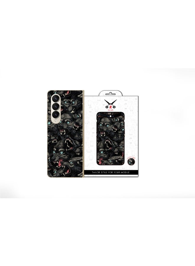 OZO OZO Skins Ruthless Black Wolf (SE127RBW) For Samsung Galaxy Z Fold 5 - Image 1