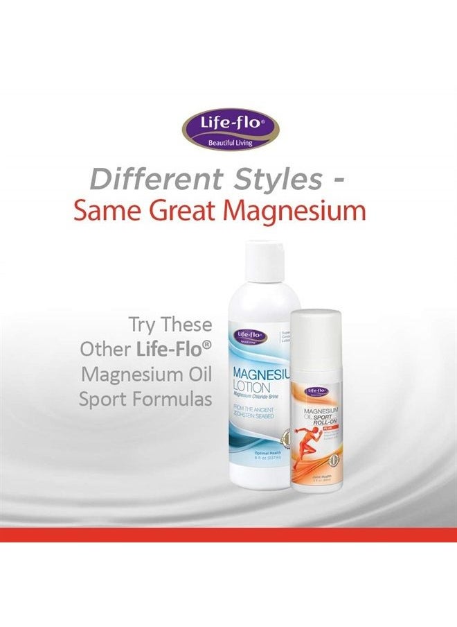 Life-flo - Life-Flo Magnesium Oil Sport Spray | W/Magnesium from Zechstein Seabed, Arnica | Cooling Sensation Helps Soothe Muscles & Joints After Exercise | 8oz - Image 1