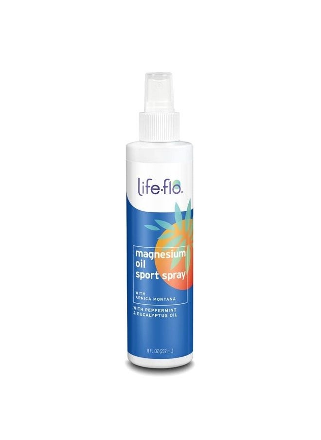 Life-flo - Life-Flo Magnesium Oil Sport Spray | W/Magnesium from Zechstein Seabed, Arnica | Cooling Sensation Helps Soothe Muscles & Joints After Exercise | 8oz - Image 1