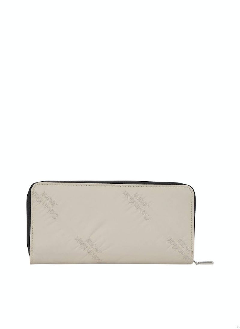 Calvin Klein Jeans - Women's Zip Around Wallet -  Polyamide, Grey - Image 1