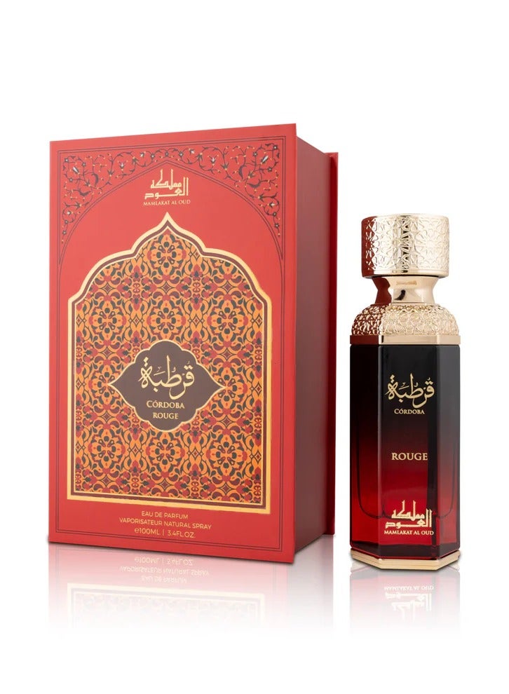 مملكة العود عطر قرطبة روج أو دي برفيوم من مملكة العود للنساء -100 مل ( مستوحاه من مارلي أوريانا ) - Image 1