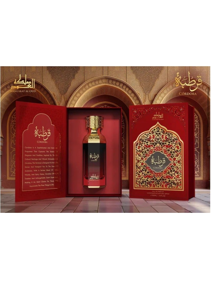 مملكة العود عطر قرطبة روج أو دي برفيوم من مملكة العود للنساء -100 مل ( مستوحاه من مارلي أوريانا ) - Image 3