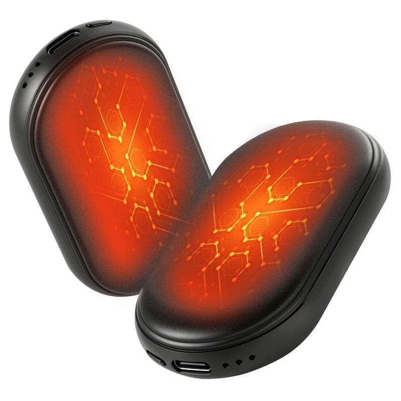 Oudisstech Magnetic Hand Warmers Rechargeable 2 Pack AI Smart Chips 3 Heat Settings Fast Heating, UL Certified Portable Pocket Heater, Up to 8Hrs, Travel Essentials for Outdoor Camping, Gifts for Women Men - Image 1