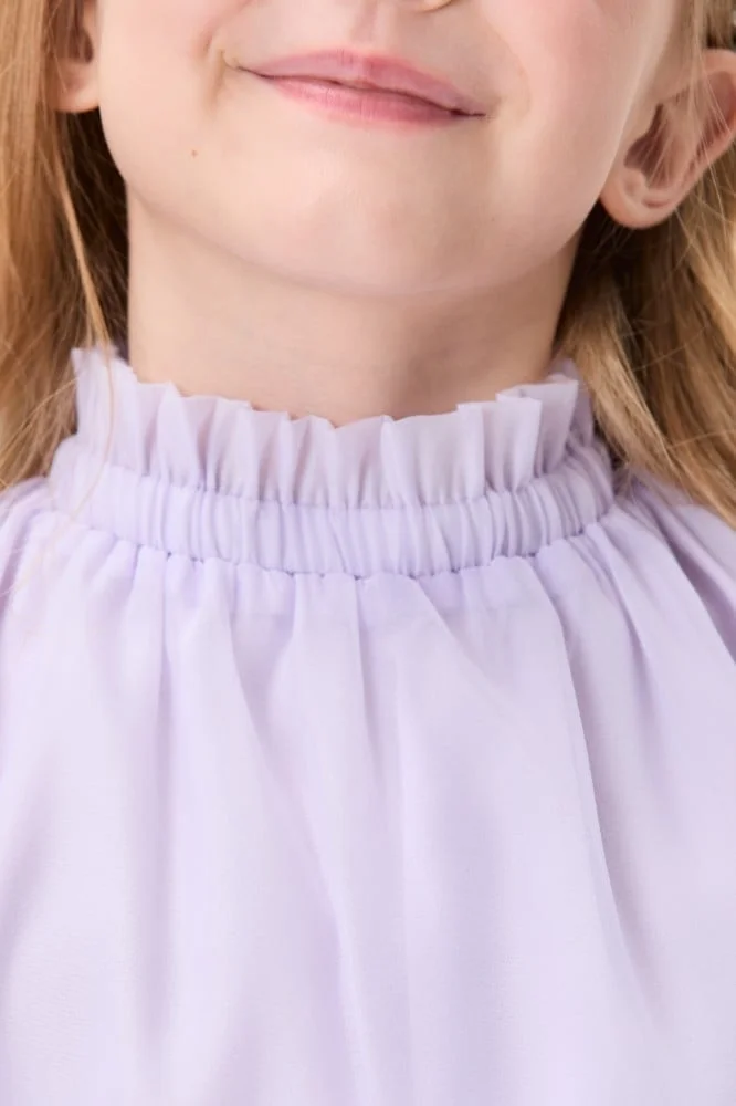 Tenda Blouse with ruffled sleeves