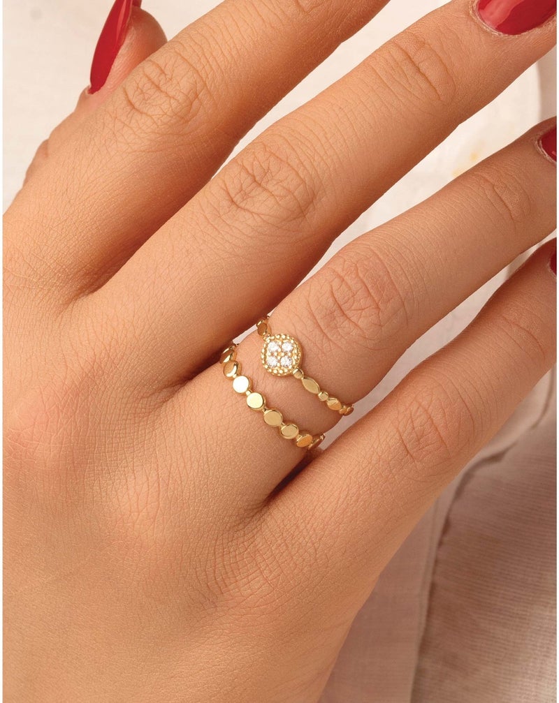 Ruby Art Gold 18K Pure Gold Women’s Ring, Premium Finish & Elegant Style , 1.21 Gram - Image 2