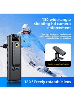 Generic HD Video Recorder Camera Artifact Back Clip Night Vision Law Enforcement Recorder Sports Camera-Body Color:Black (8GB)  - Image 4
